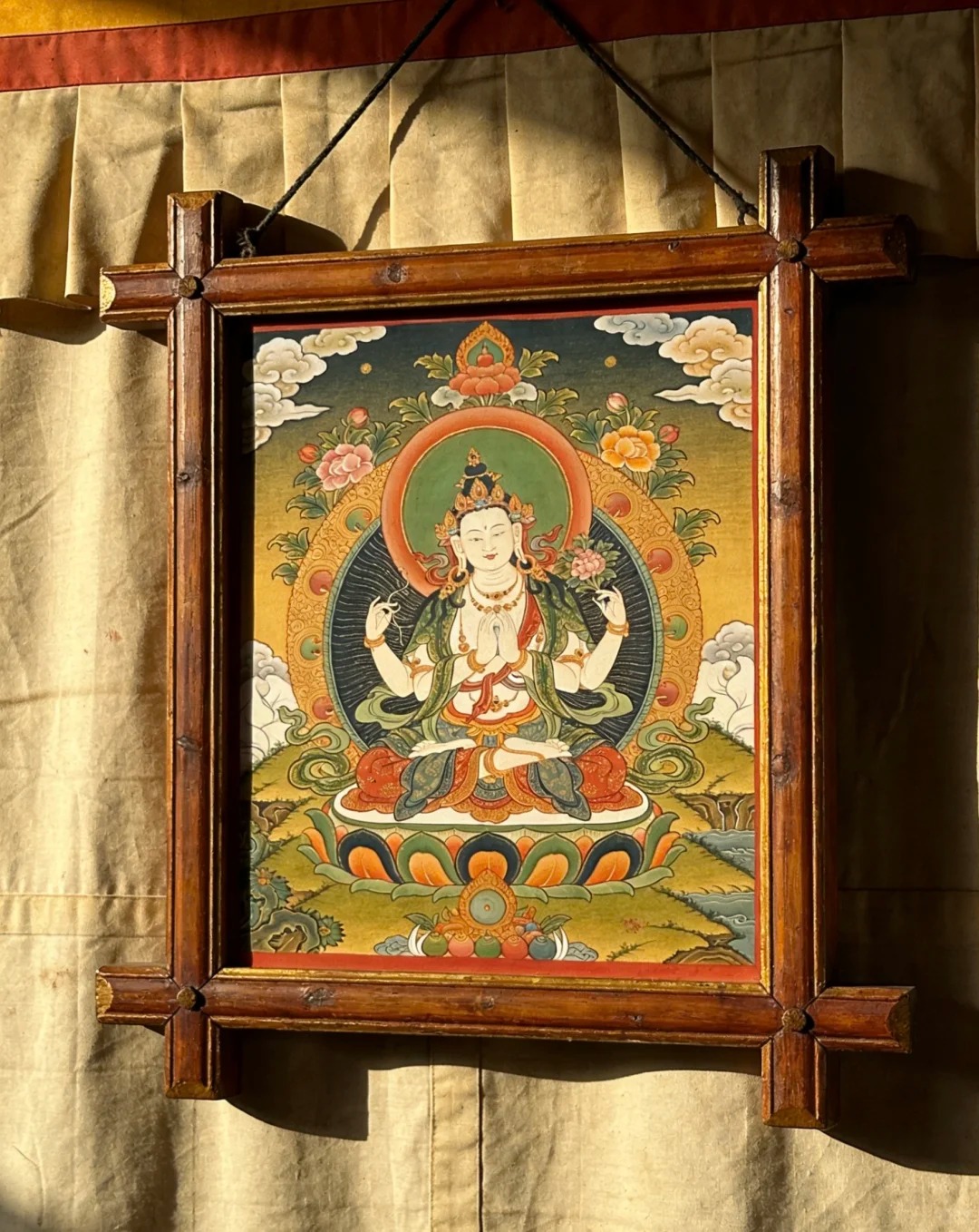 Traditional thangka painting