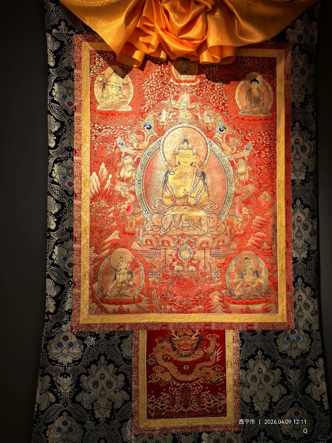 Museum grade thangka painting