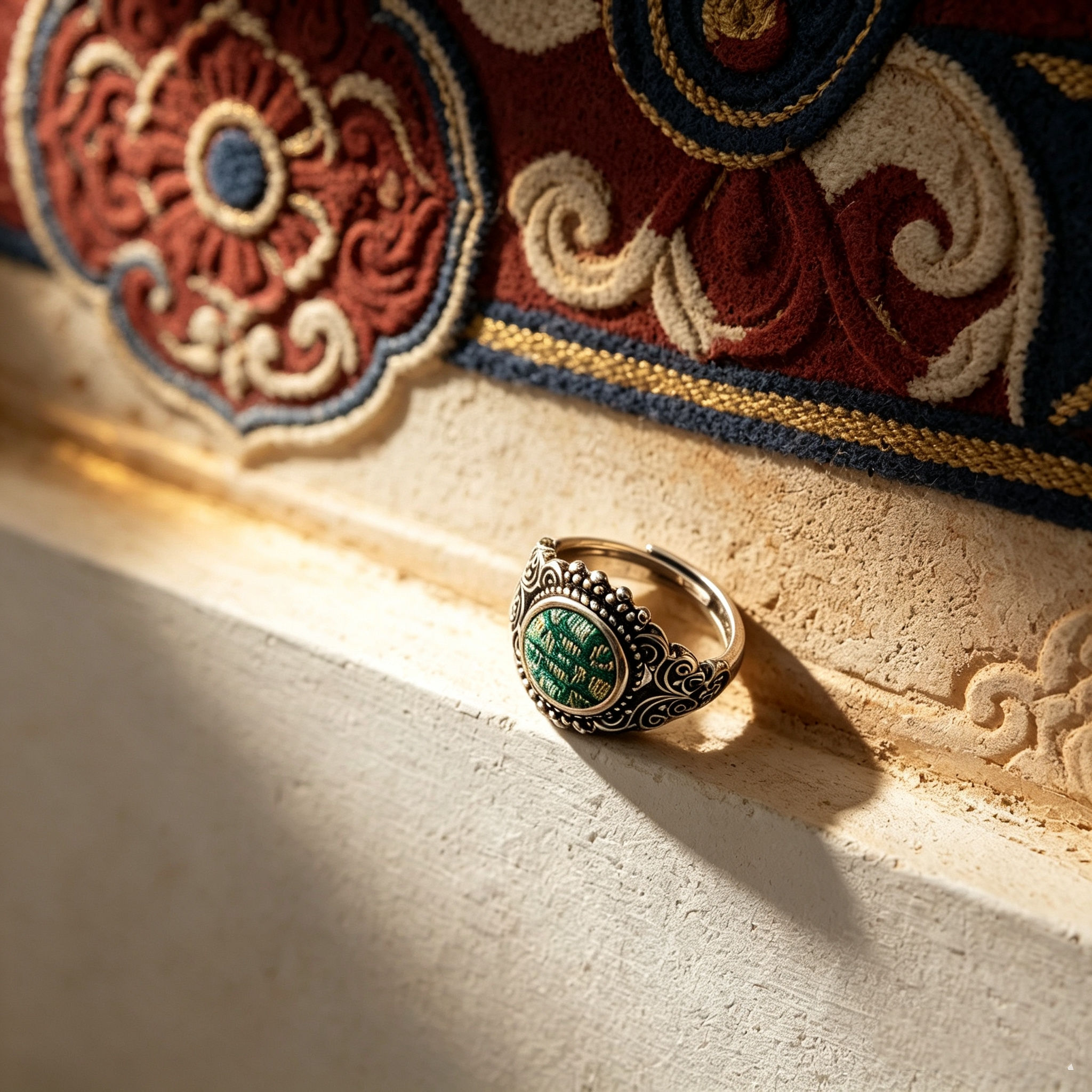 Tibetan silver ring